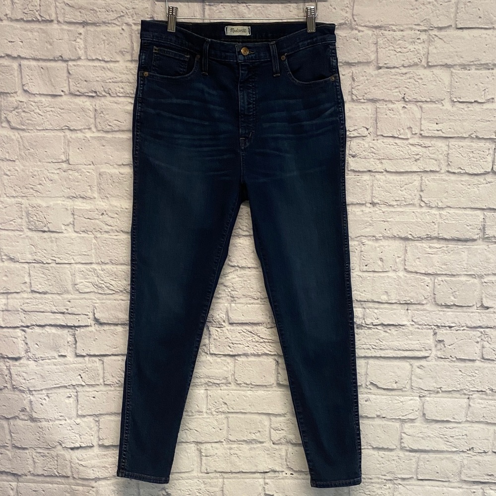 Madewell High Rise Skinny Dark Blue Jeans Size 31